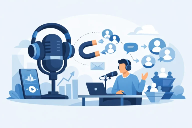 Få flere leads via podcast
