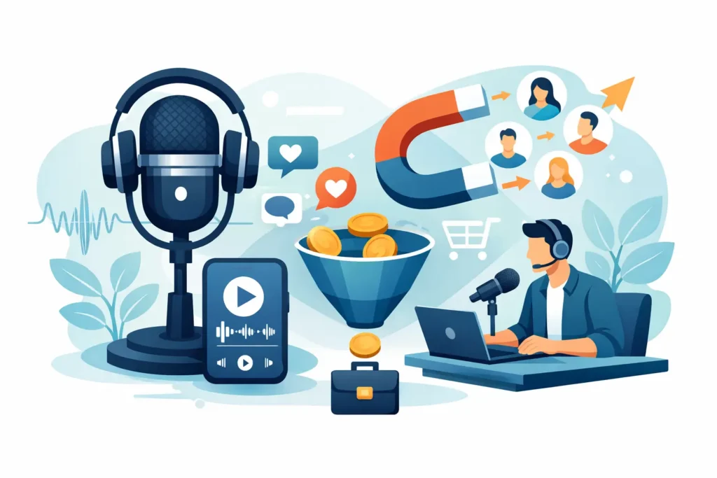 Podcast til leadgenerering, der skaber kunder